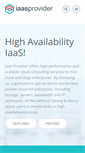 Mobile Screenshot of iaasprovider.com